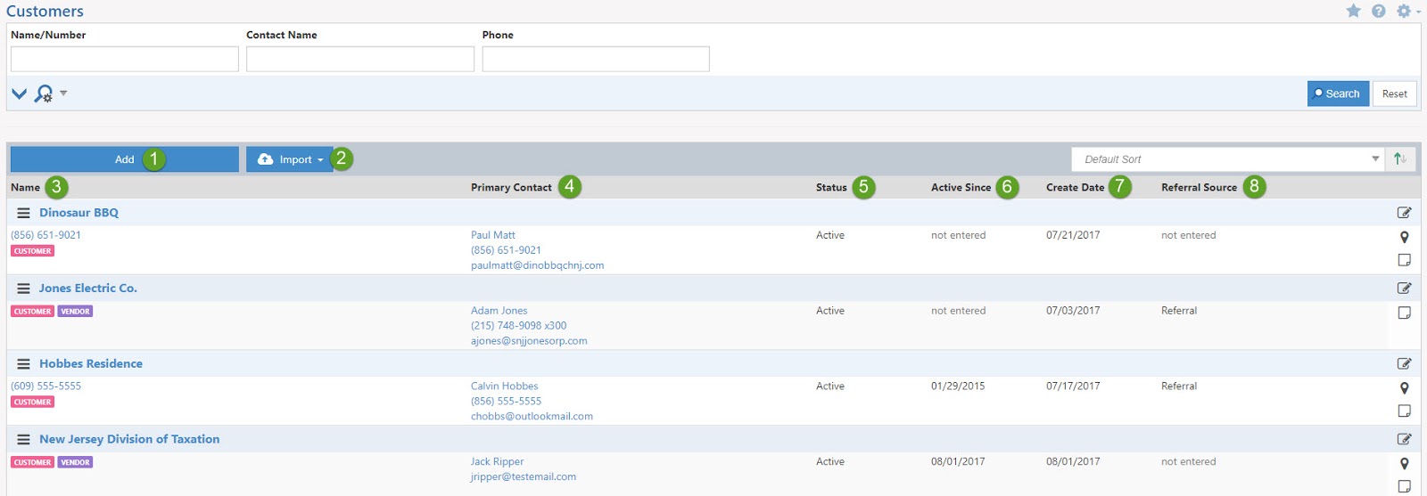 Customer and Vendor Setup Guide | User Docs | Striven