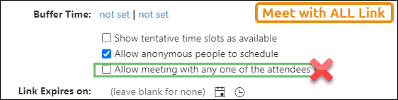 Checkbox settings for Meet with ALL link-1