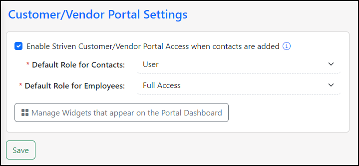 Image of where to disable Default Access to Portal