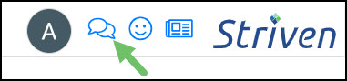 Image of the Discussions Icon as displayed in the Customer Portal