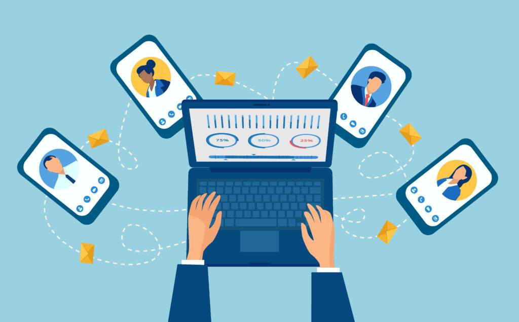 Email Tracking Illustration