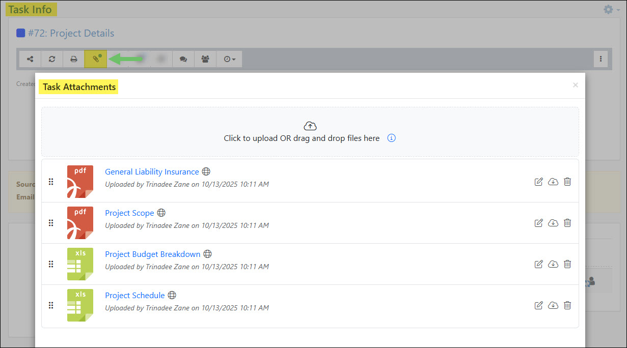 Attachments Added to a Task that was Created from the Gmail to Task Add On Feature
