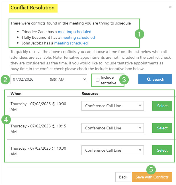 The Conflict Resolution Popup