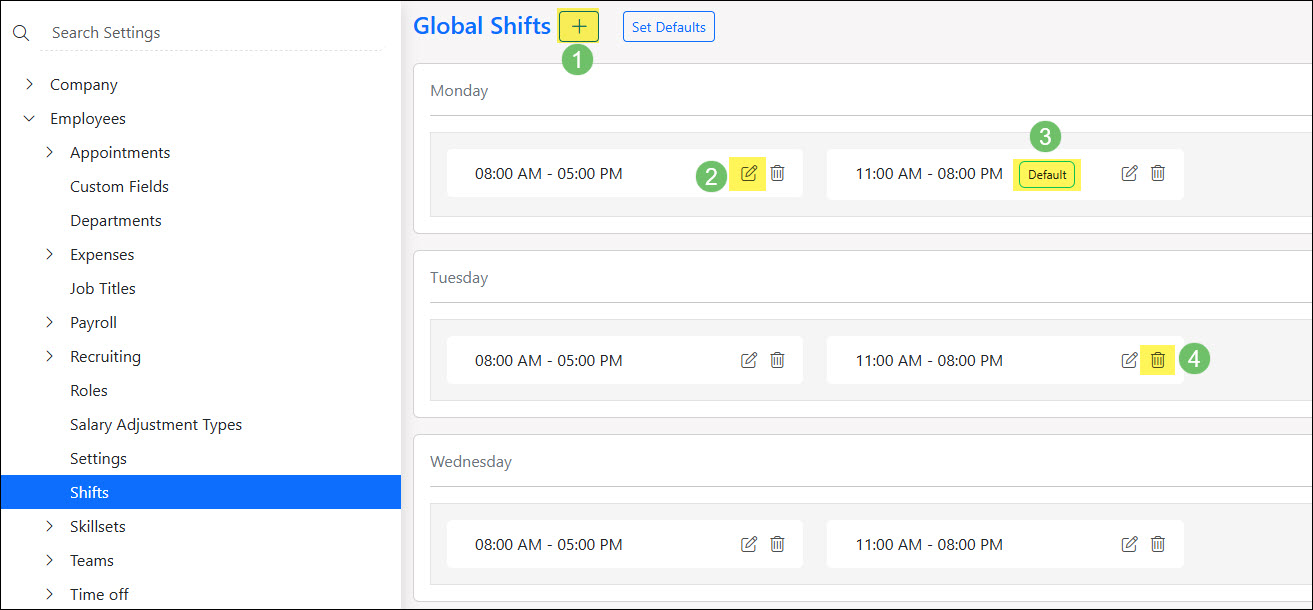 Global Shifts