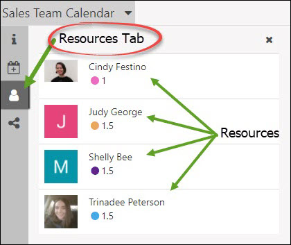 The Calendar Resource View