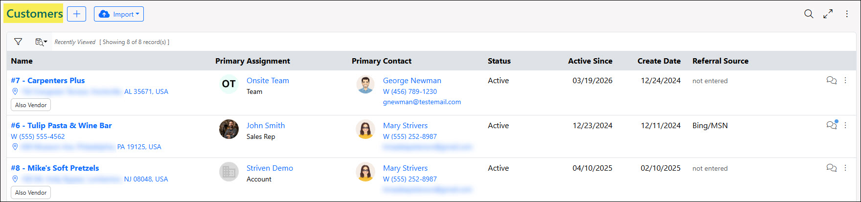 The Customer List