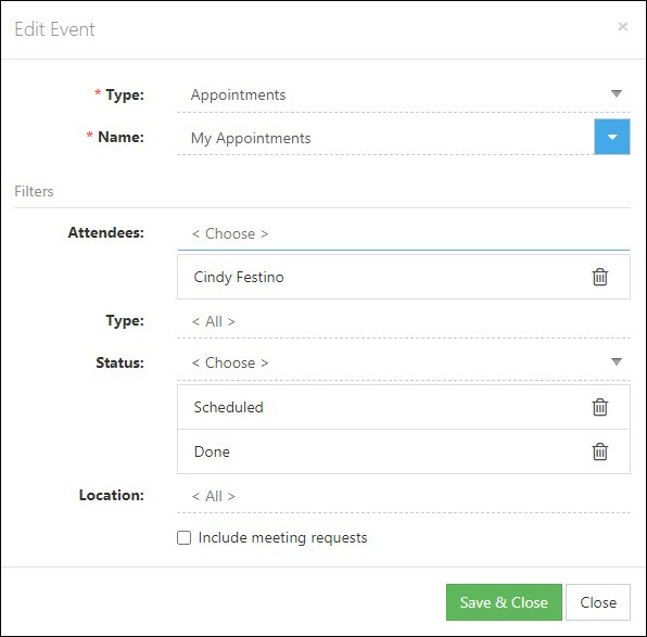 The My Calendar Default Appointment Settings