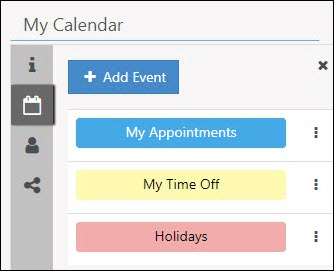 The My Calendar Default Settings