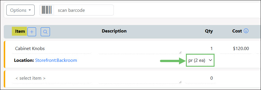 The Related Units Field on a Transaction