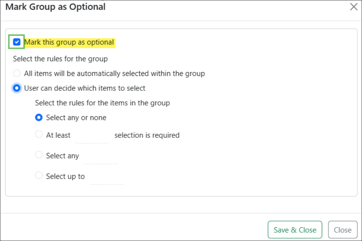 Image of the Mark Group aws Optional Window