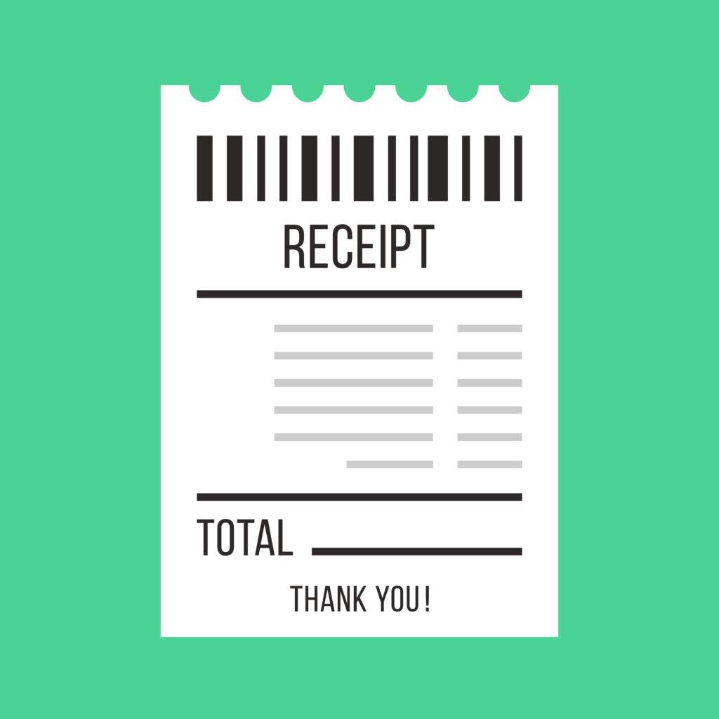 Receipt Illustration