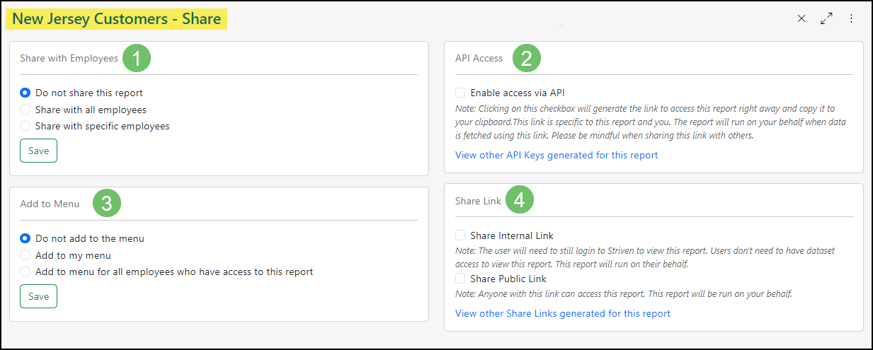 Image of the Report - Share page
