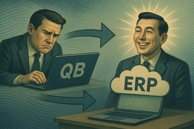 5 Reasons Small Businesses Switch from QuickBooks to Cloud ERP