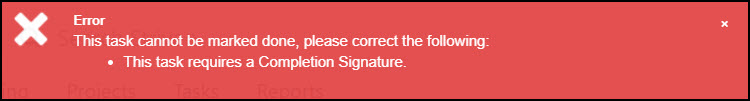 Example of the Completion Signature Required Error