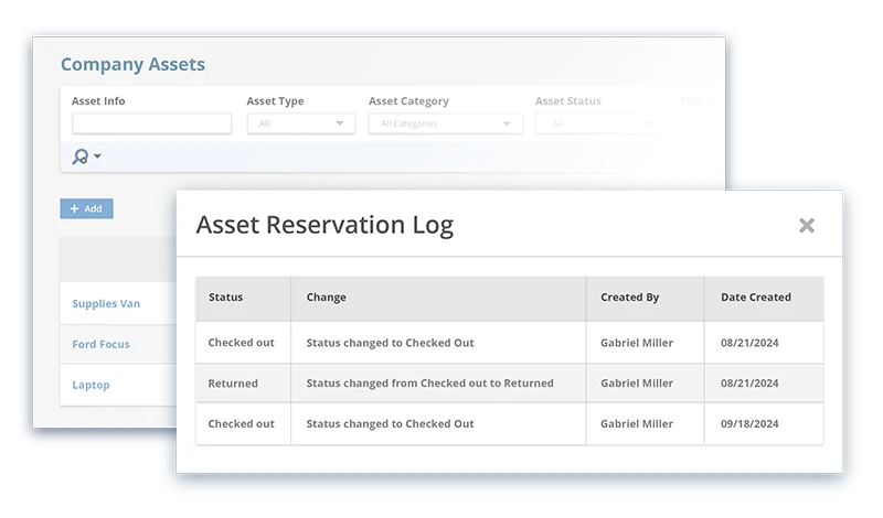 asset management log