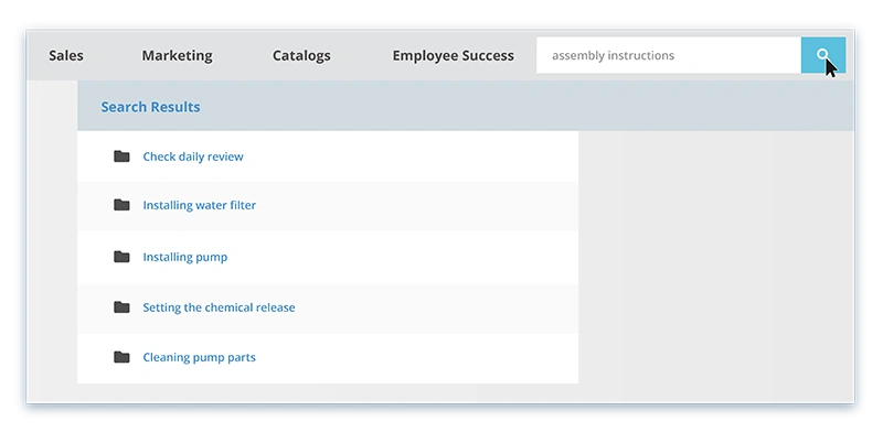 Searching for assembly instructions in Hub