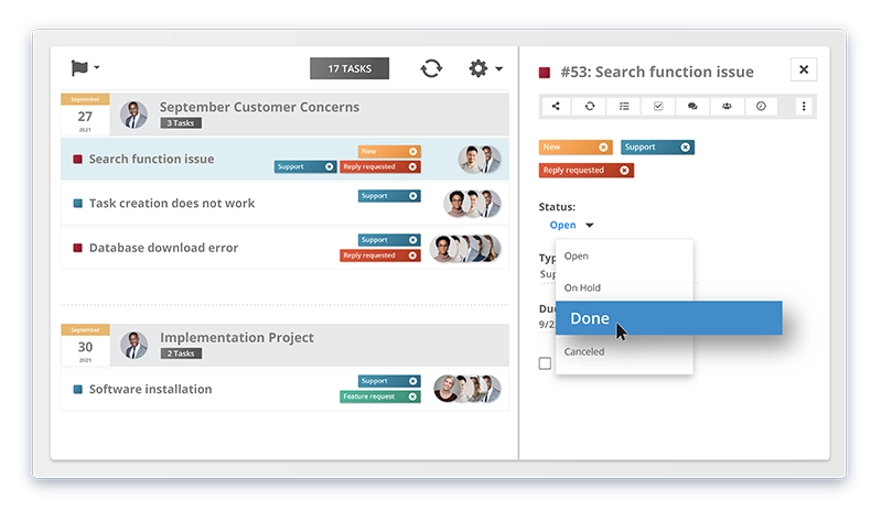 project and task management