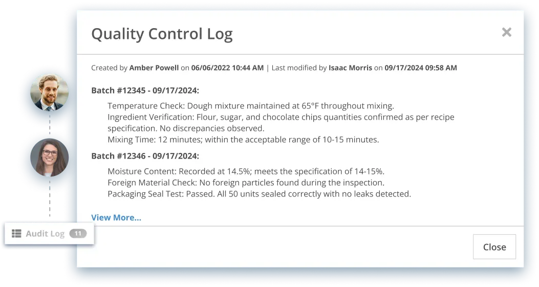 striven quality control dashboard