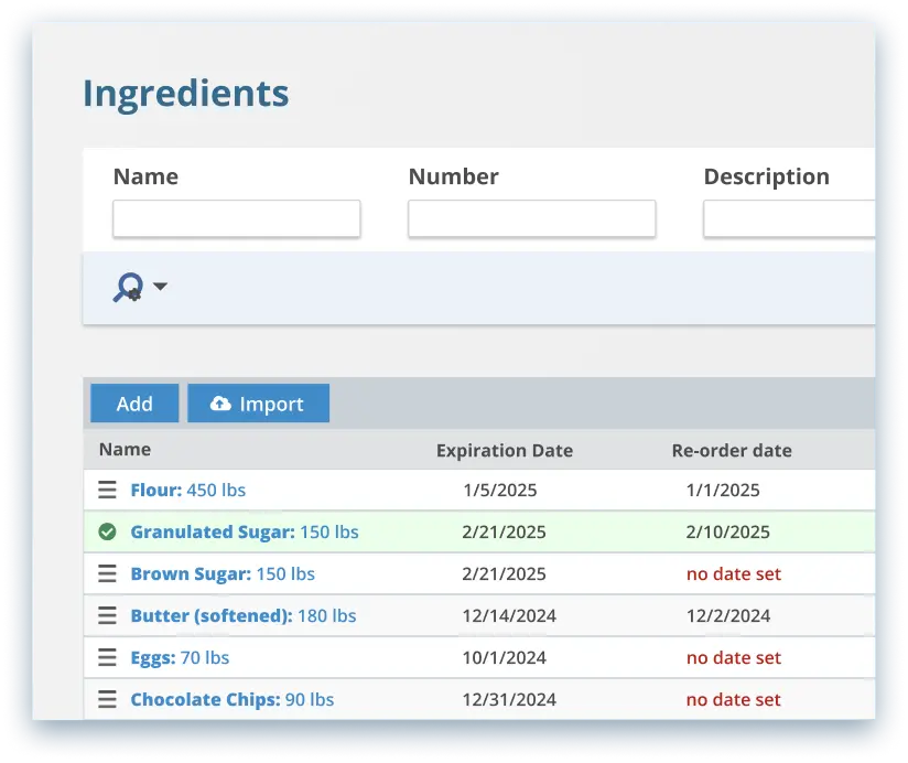 process manufacturing recipe and formula management