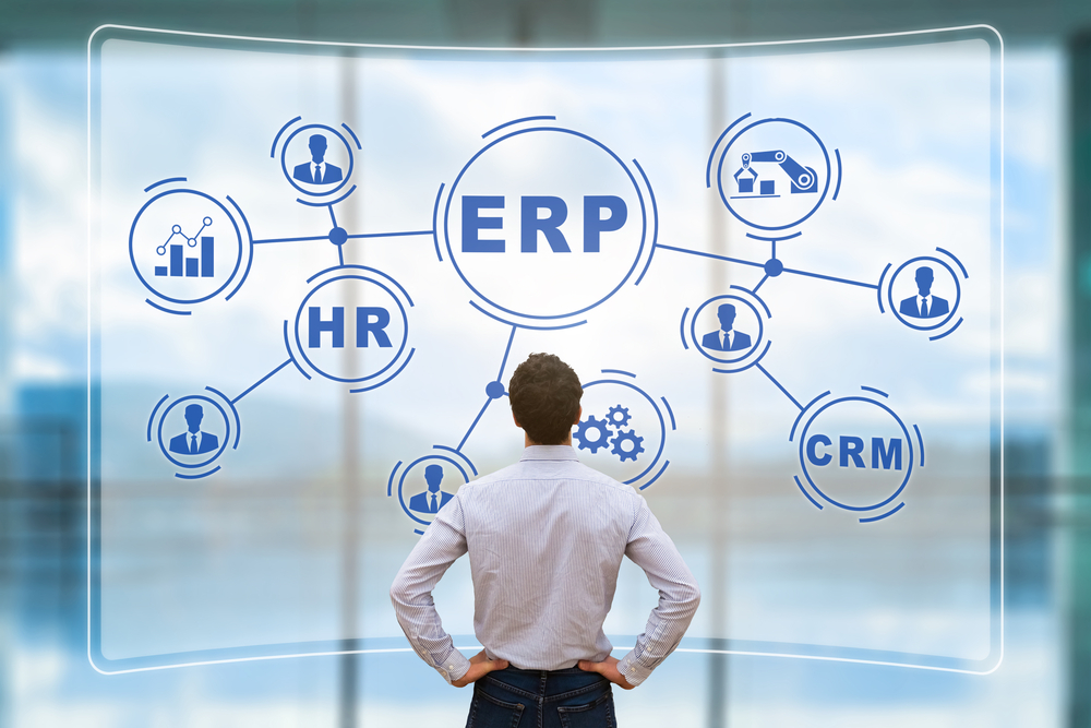 erp software concept