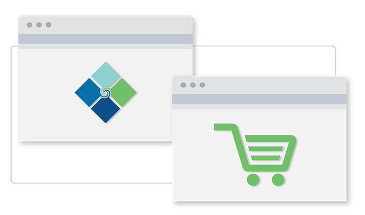 Striven and a representation of an e-commerce site