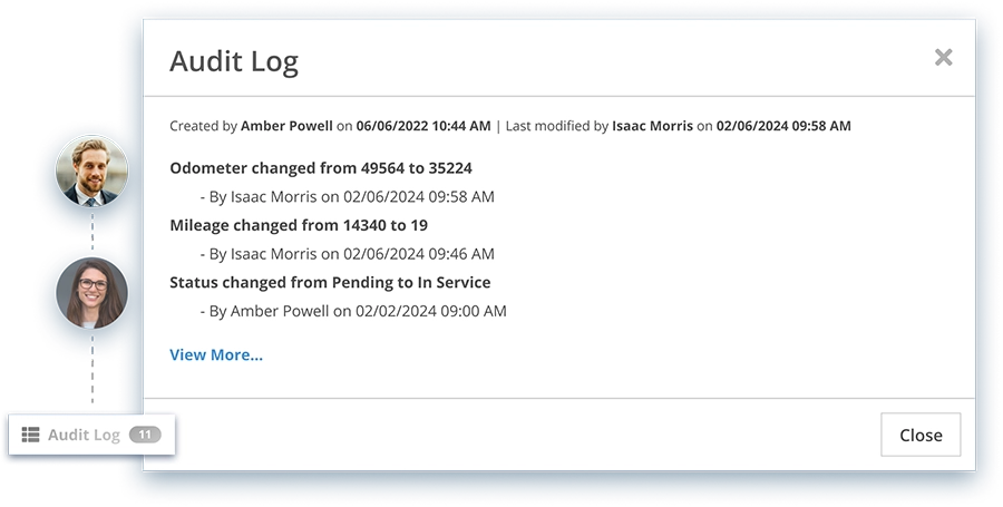 audit log feature